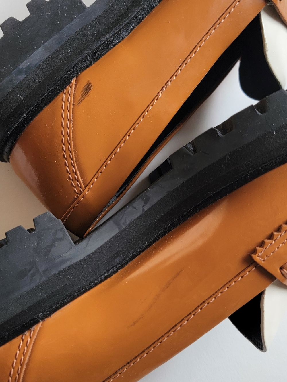 NEW Reformation Agathea chunky leather loafers -- See Note - Picture 7 of 10